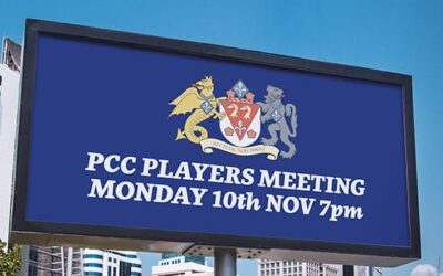 CRICKET PLAYERS MEETING – MON 10th NOV