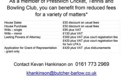 MEMBER OFFER FROM BUTCHER BARLOW