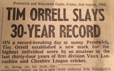 The day a league batting record was smashed