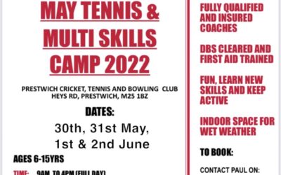 May Tennis Camps