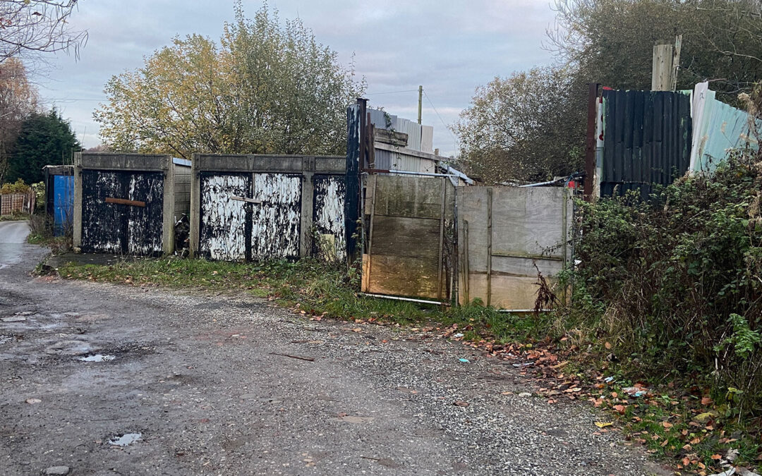 Garages/yard demolition to begin 28th November