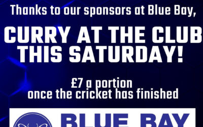 Blue Bay on the the club after cricket this Saturday
